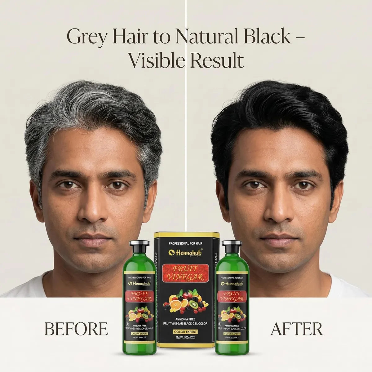 Fruit Vinegar Hair Color Gel (Pack of 2)