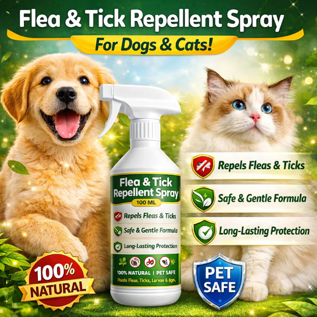 Flea & Tick Repellent Spray for Cats and Dogs | 🔥Buy 1 Get 1 Free🔥