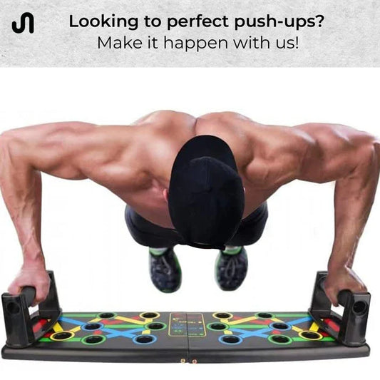 15-in-1 Foldable Push Up Board – Multi-Position Strength Training System